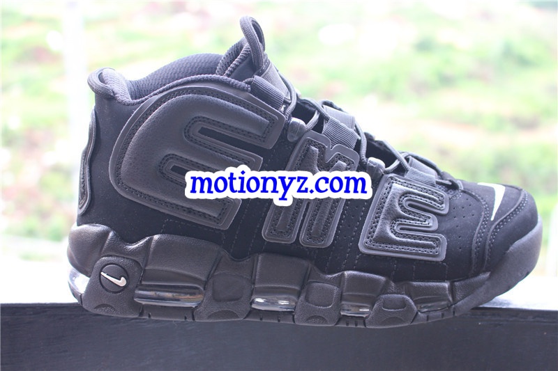 Supreme x Nike Air More Uptempo Black